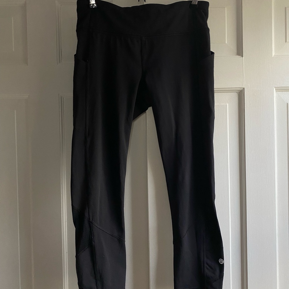 Black Lululemon leggings size 6